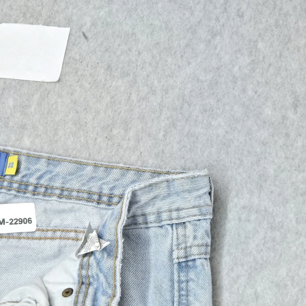 Empyre Men Jeans 32 Light Blue Denim Relaxed Baggy Y2K Skate Grunge READ
